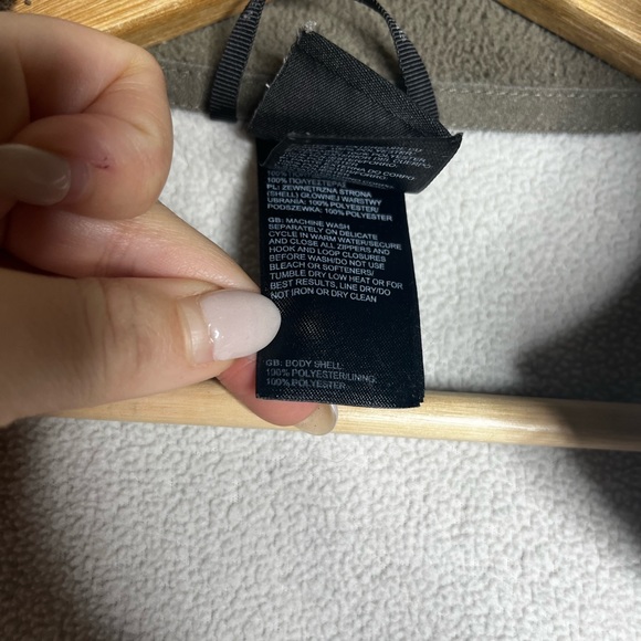 The north face full zip fleece jacket women’s size large white - Picture 11 of 11